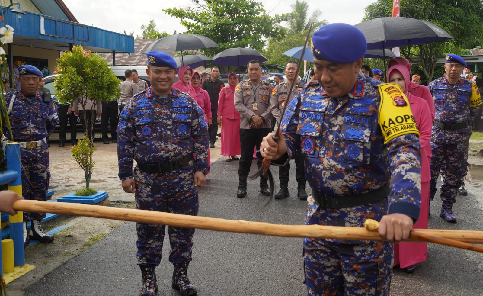 Kapolda Kalteng Hadiri Syukuran HUT Ke 73 Polairud di Mako Ditpolairud Polda Kalteng