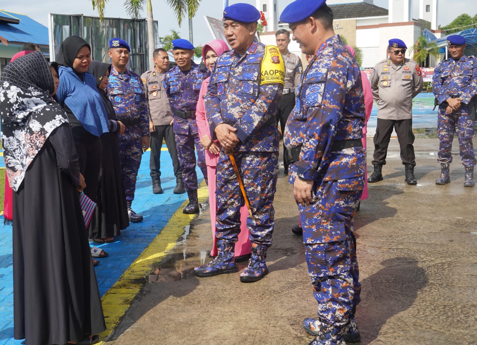 Kapolda Kalteng Hadiri Syukuran HUT Ke 73 Polairud di Mako Ditpolairud Polda Kalteng