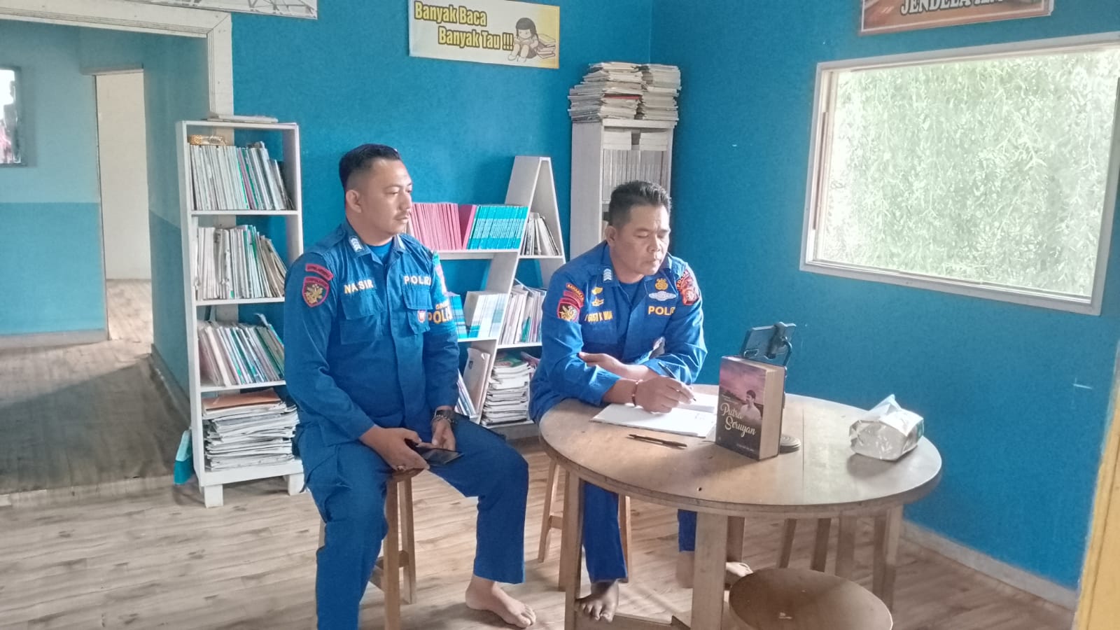 Penyampaian Commander wish Kapolda Kalteng Oleh Dirpolairud, Personel Mako Perwakilan Bahaur Ikuti Zoom Meeting