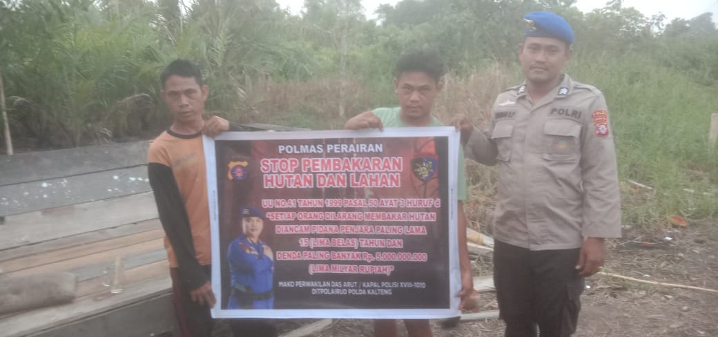 Jaga Kualitas Udara, Ditpolairud Imbau Masyarakat Terantang Tidak Membakar Lahan