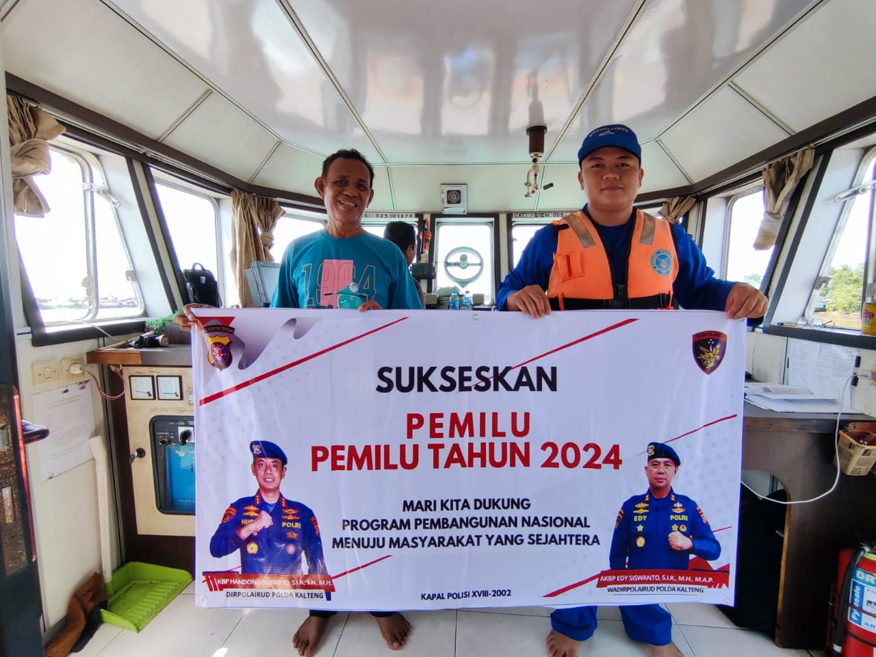 Pastikan Sitkamtibmas Sekitar Pulang Pisau Kondusif, Ditpolairud Masifkan Patroli Perairan