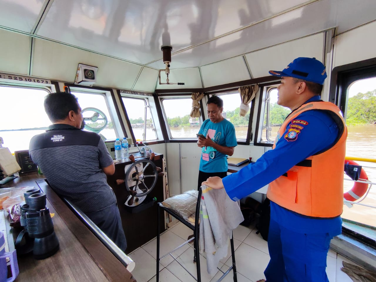 Pastikan Sitkamtibmas Sekitar Pulang Pisau Kondusif, Ditpolairud Masifkan Patroli Perairan