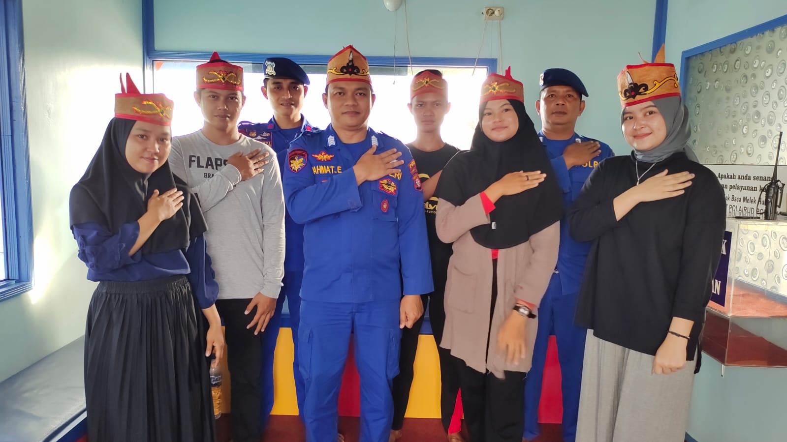 Akhir Pekan Pelajar Kunjungi PBMH Ditpolairud Palangkau Lama