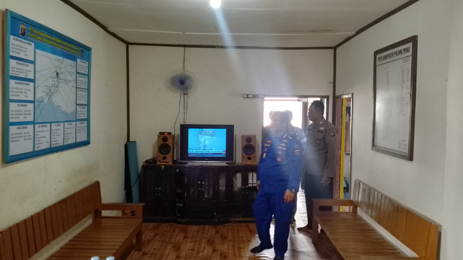 Dirpolairud Polda Kalteng Laksanakan Kunjungan Ke Mako Perwakilan Das Kahayan Bahaur