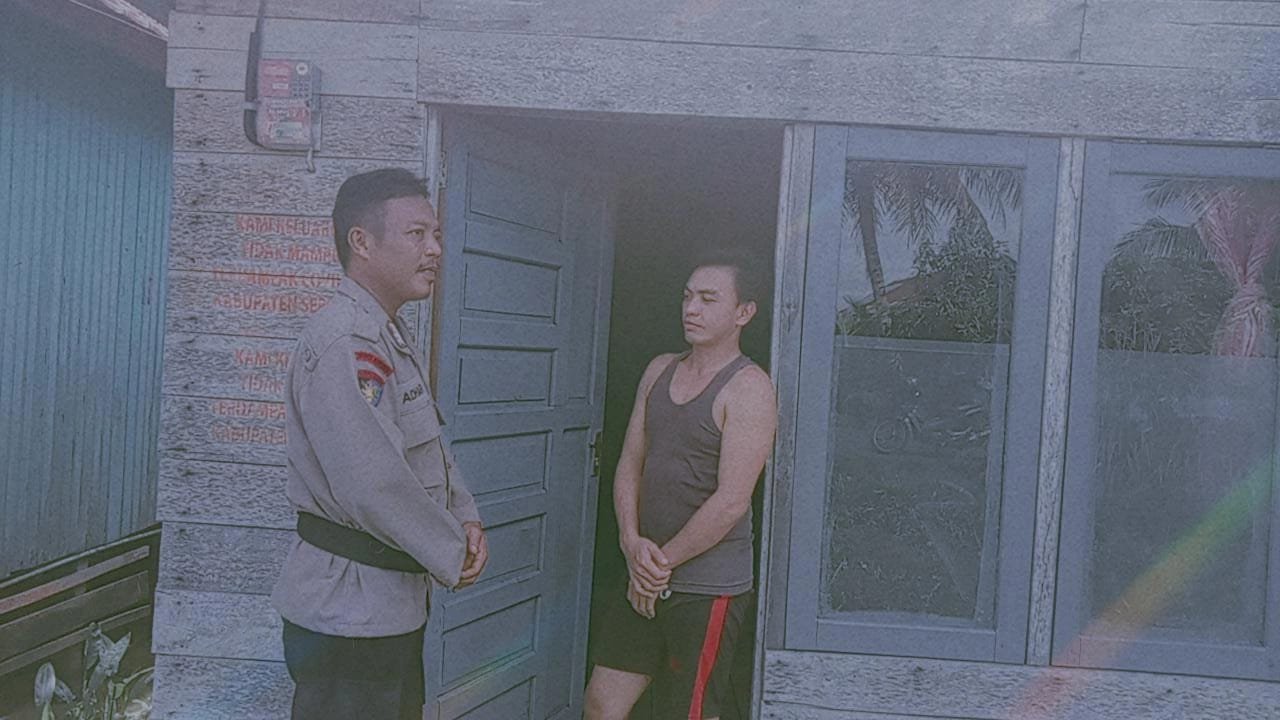 Humanis, Personel Ditpolairud Menyambangi Warga Das Seruyan Guna Menyampaikan Pesan-pesan Kamtibmas