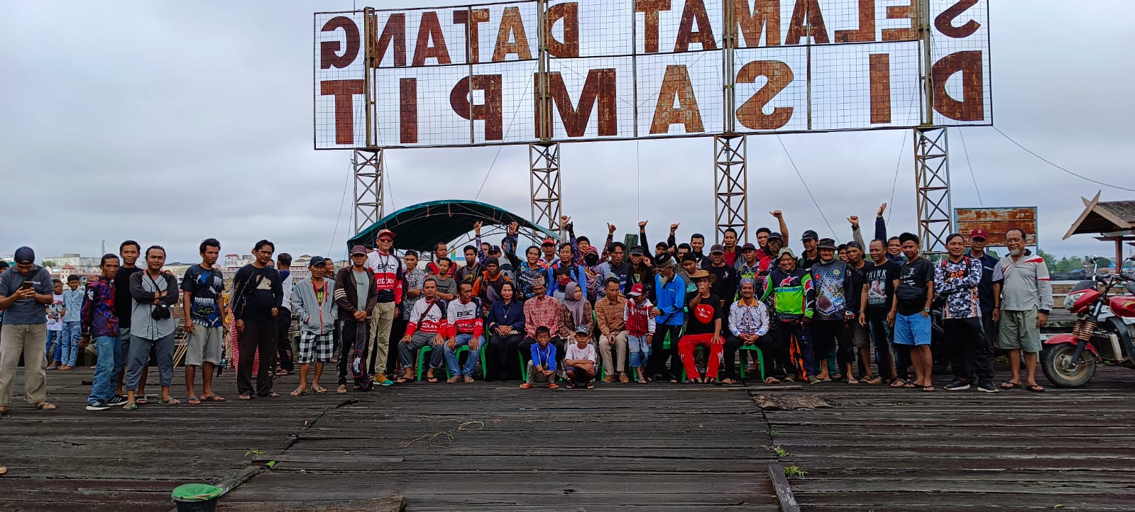 Ditpolairud Jamin Rasa Aman Masyarakat Yang Ikuti Lomba Memancing Udang Di Das Mentaya