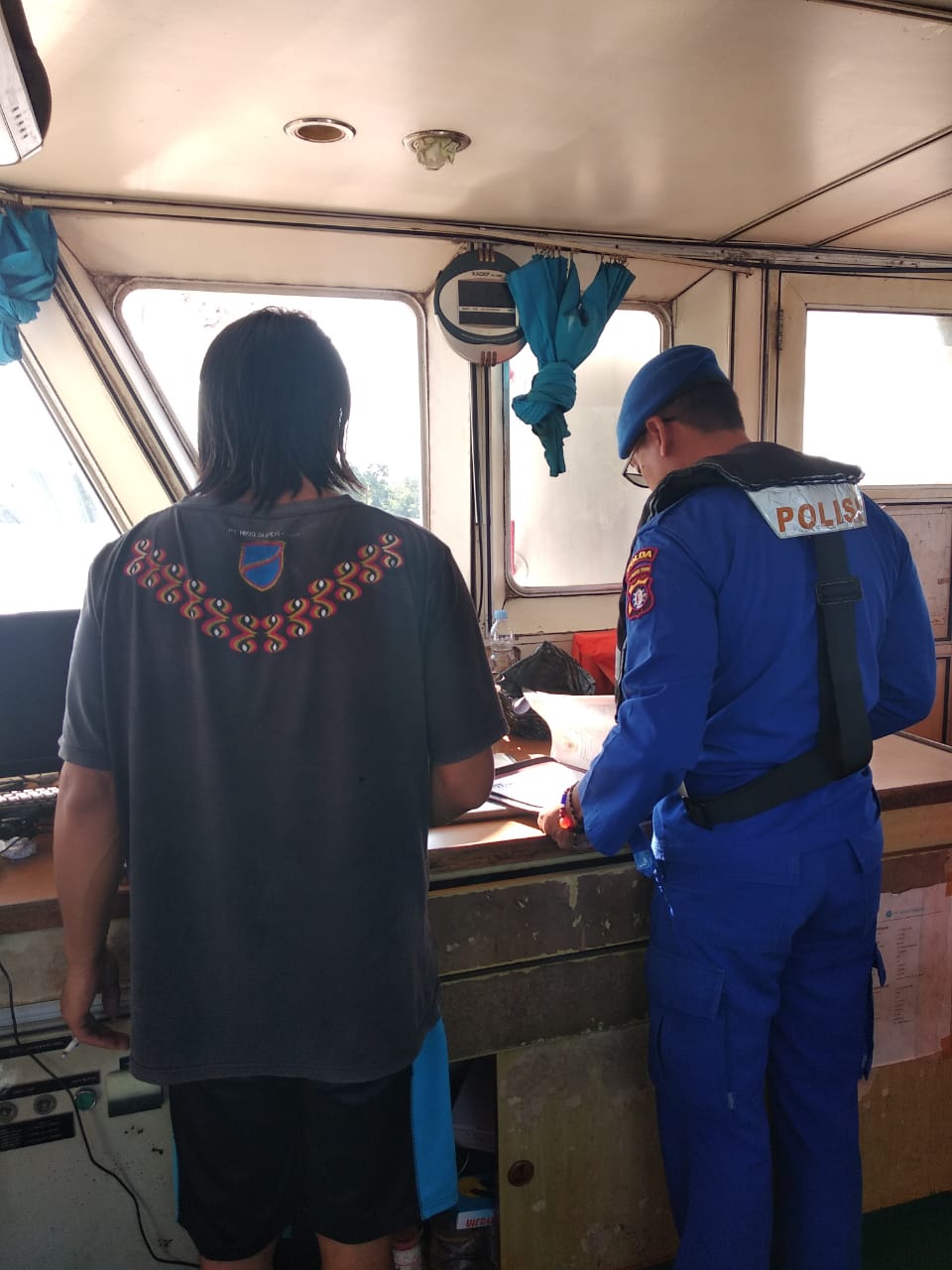 Pastikan Keselamatan Para Pelayar, Ditpolairud Cek Alat Keselamatan Kapal Di Das Barito