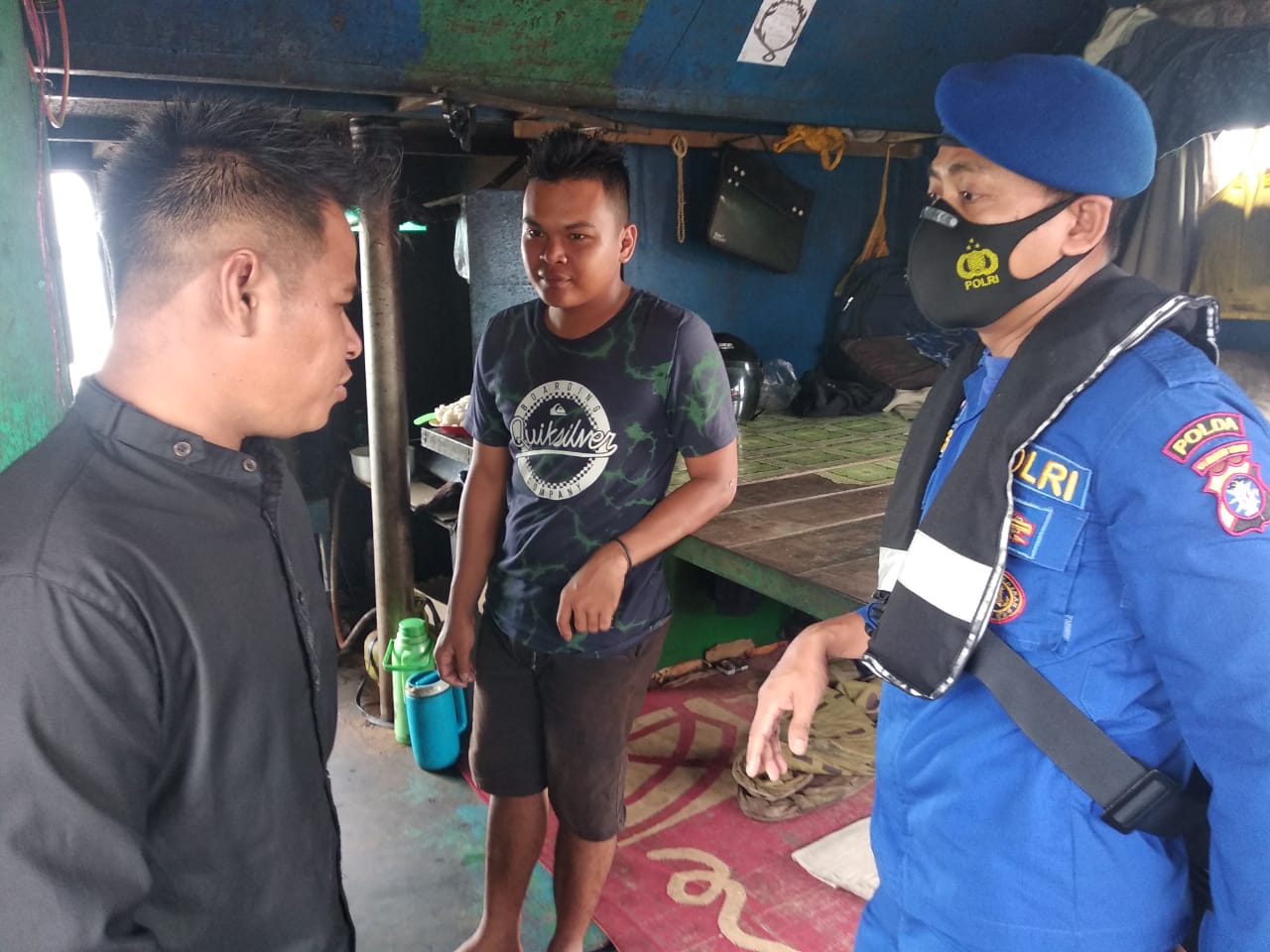 Deteksi Dini Peluang Gangguan Kamtibmas, Ditpolairud Gencar Laksanakan Patroli Perairan Das Barito