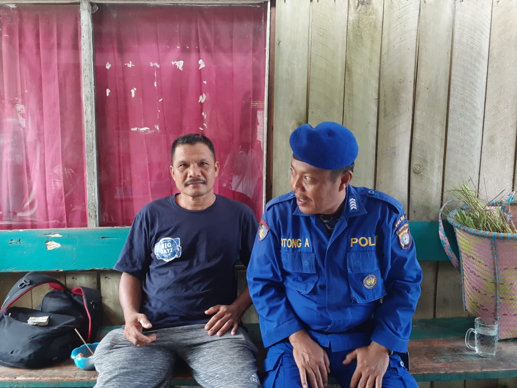 Wujudkan Sinergi, Ditpolairud Rutin Sambang Warga Bantaran Sungai Seruyan