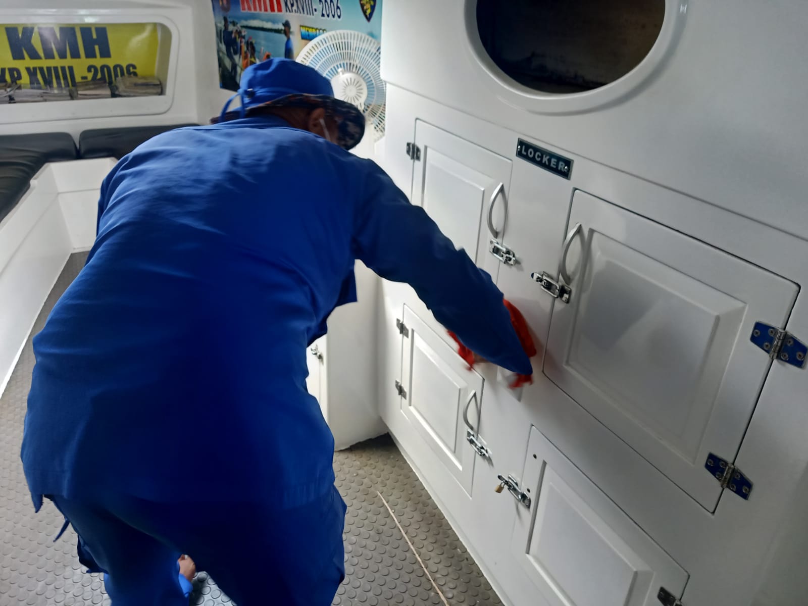 Pastikan Kapal Laik Laut, Ini Yang Di Lakukan Personel KP XVIII-2006 Ditpolairud