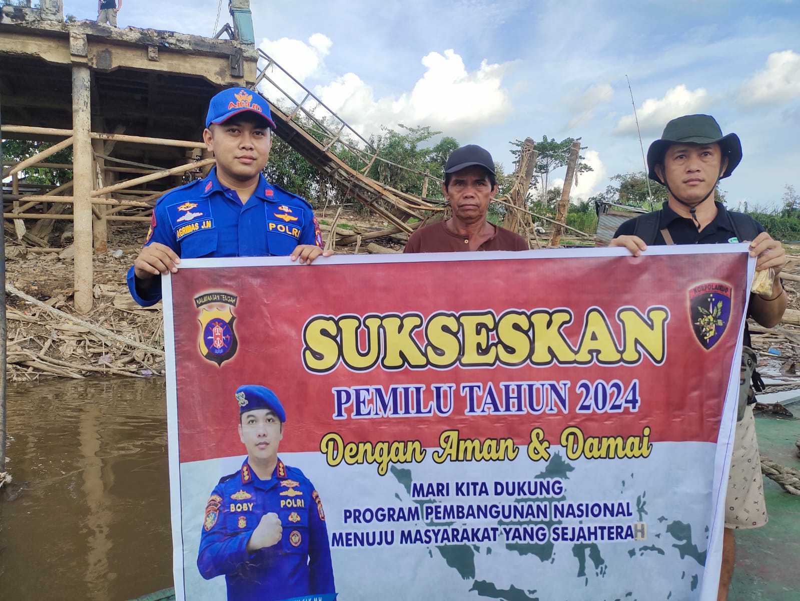 Jaga Sitkamtibmas  Jelang Pemilu KP XVIII 2001 Sosialisasikan Pemilu Aman Dan Damai