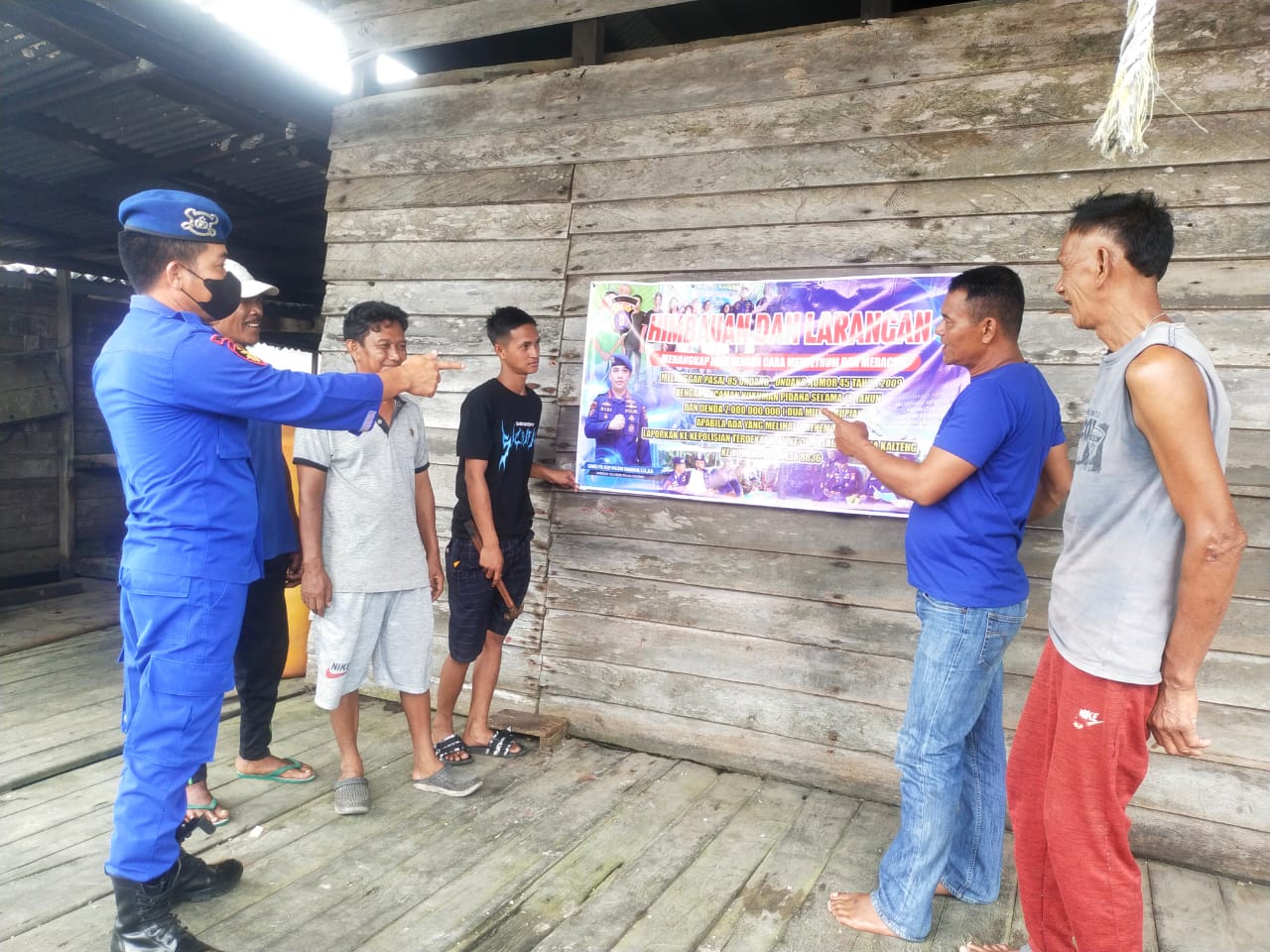 Personel Ditpolairud Imbau Nelayan Kuala Jelai Lapor Jika Temui Nelayan Yang Melanggar