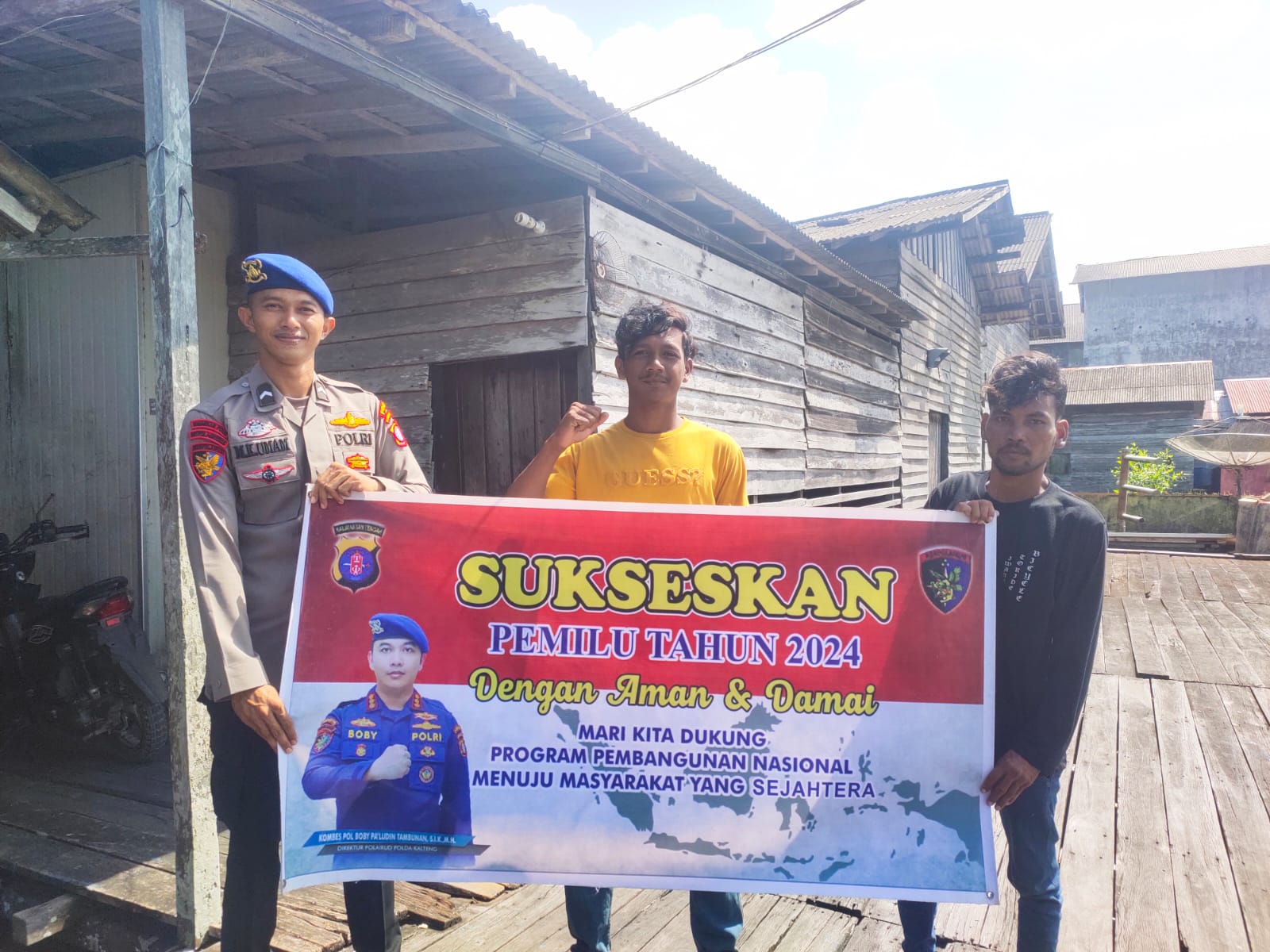 Pastikan Pemilu Aman Dan Damai, Ditpolairud Gencar Laksanakan Sosialisasi