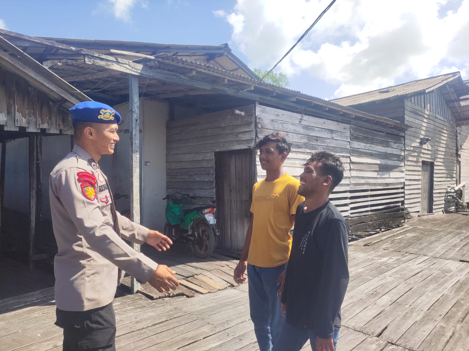 Pastikan Pemilu Aman Dan Damai, Ditpolairud Gencar Laksanakan Sosialisasi