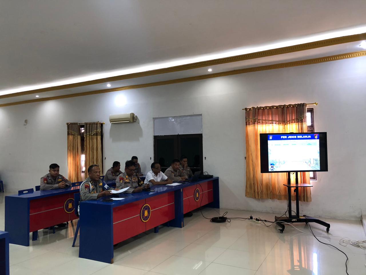 Wujudkan Transparansi Dan Akuntabilitas, Ditpolairud Laksanakan Rapat Monev Anggaran Bulan Januari