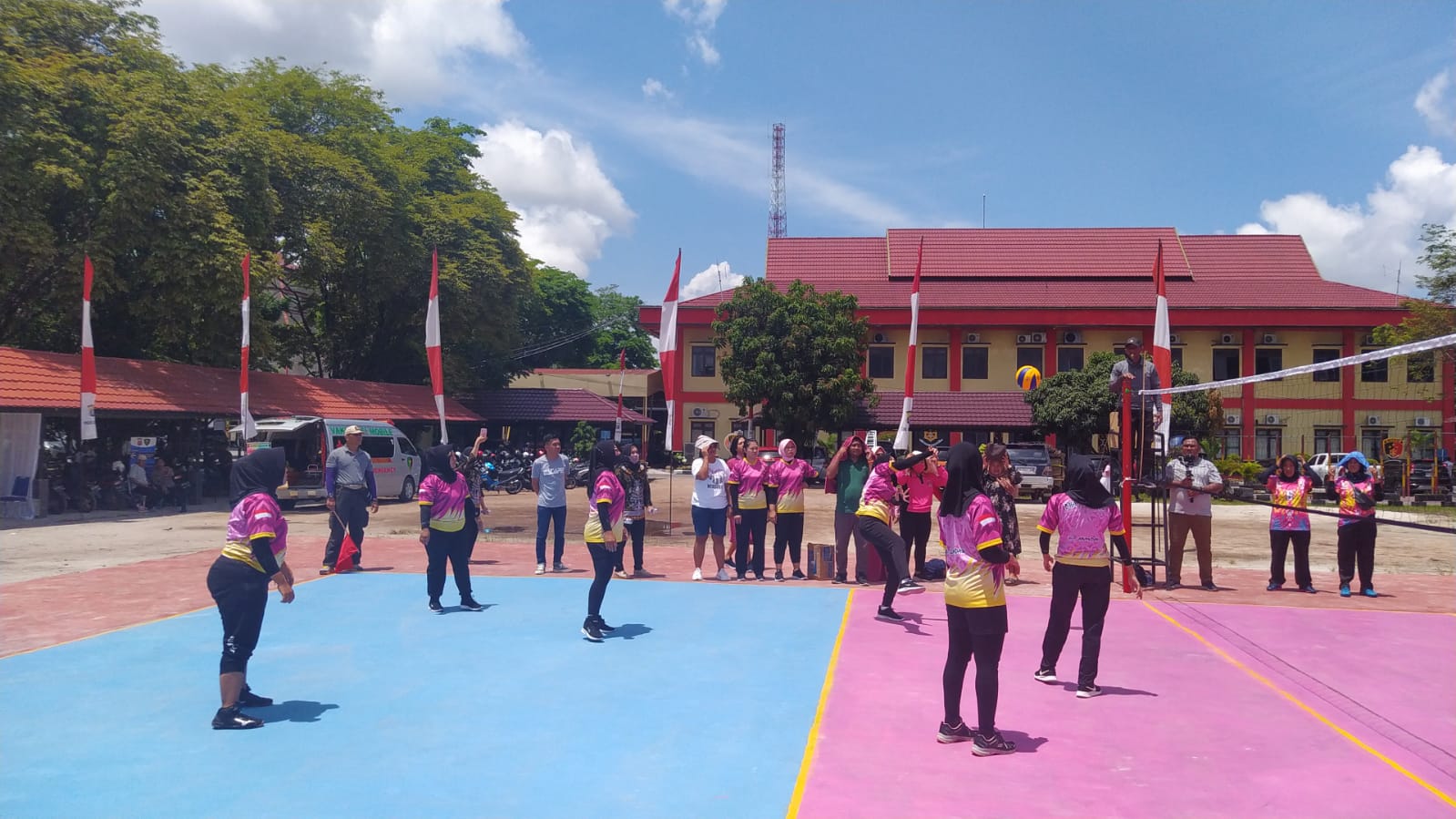 Keseruan Personel Ditpolairud Turut Ramaikan HUT ke-43 Yayasan Kemala Bhayangkari