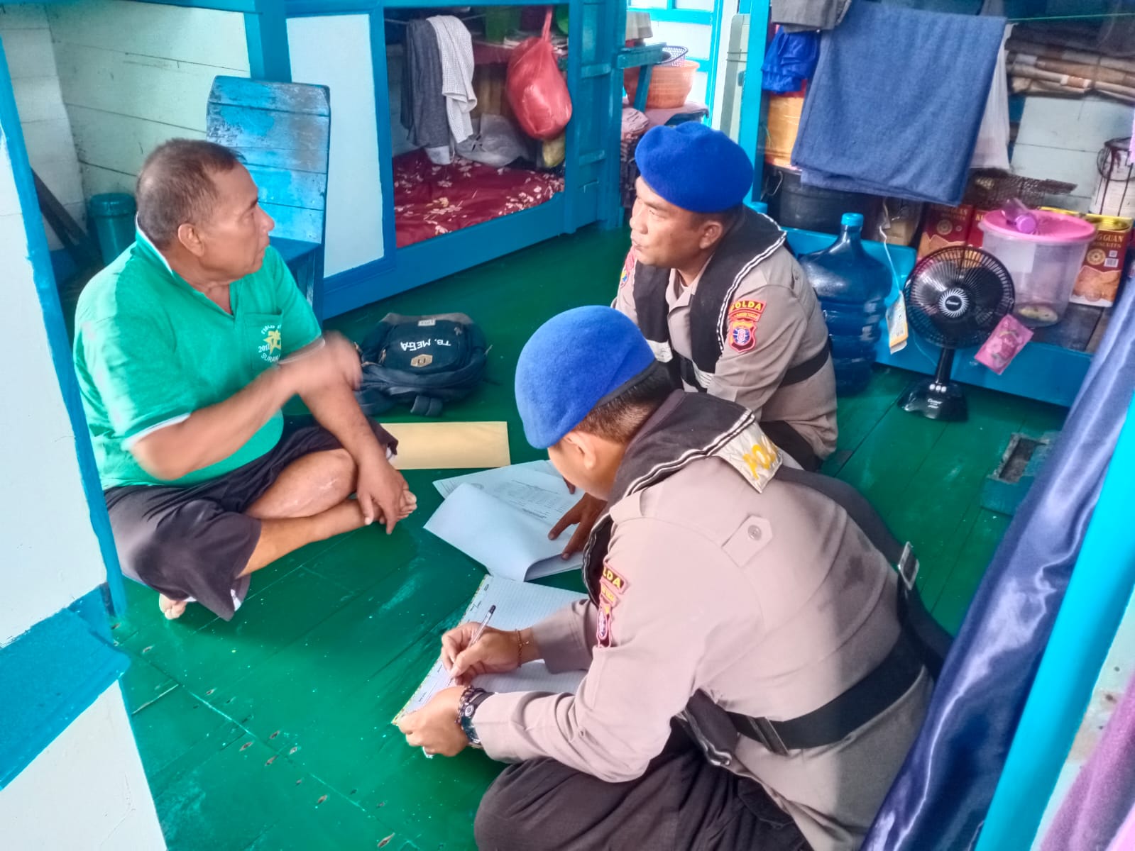 Ditpolairud Di DAS Kumai Gencarkan Patroli, Antisipasi Peredaran Narkoba