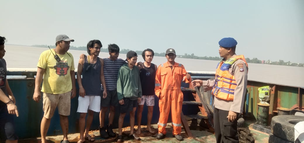 Jelang Pemilu 2024, Personel Ditpolairud Ajak Masyarakat Bahaur ciptakan Demokrasi yang Kondusif