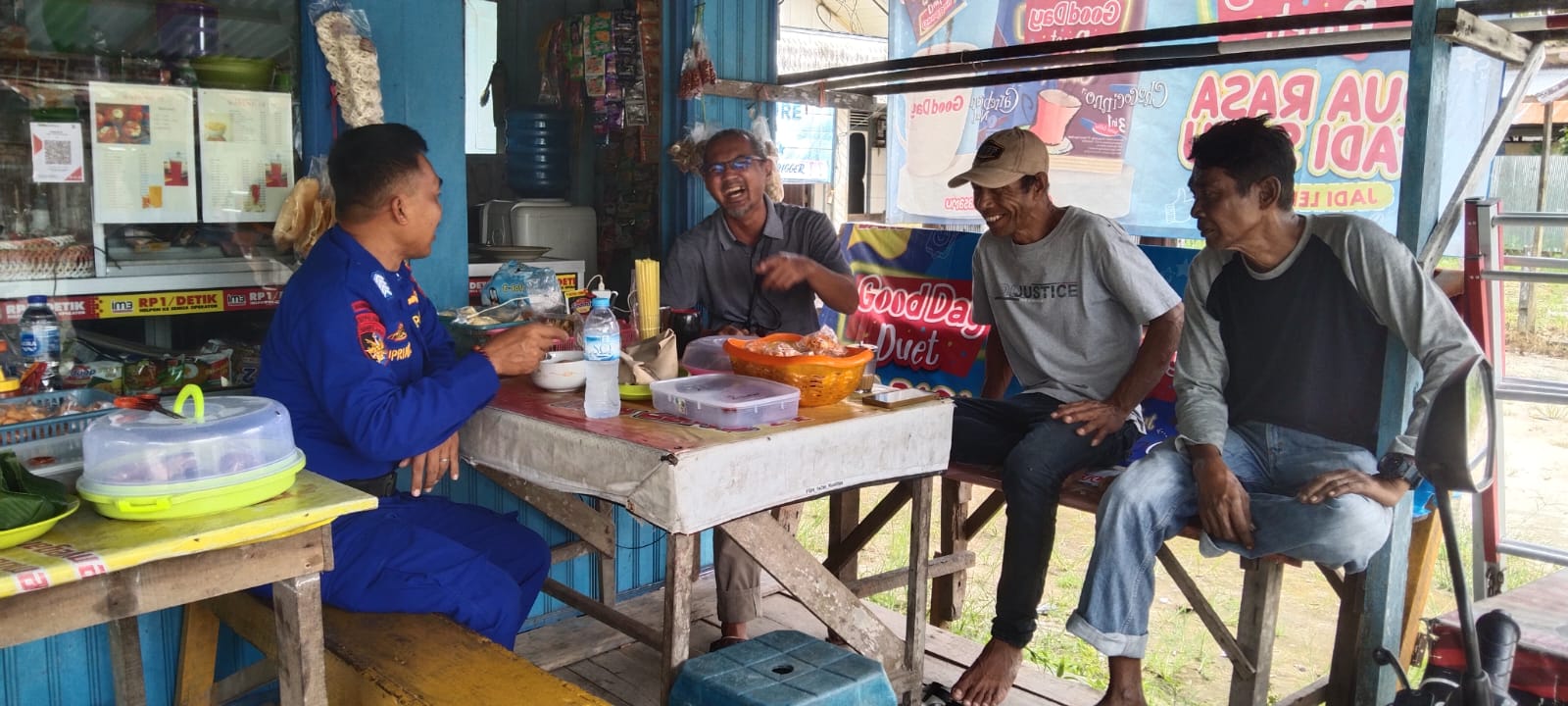 Sukseskan Pemilu Tahun 2024, Personel Ditpolairud Berikan Sosialisasi Pada Masyarakat Das Mentaya