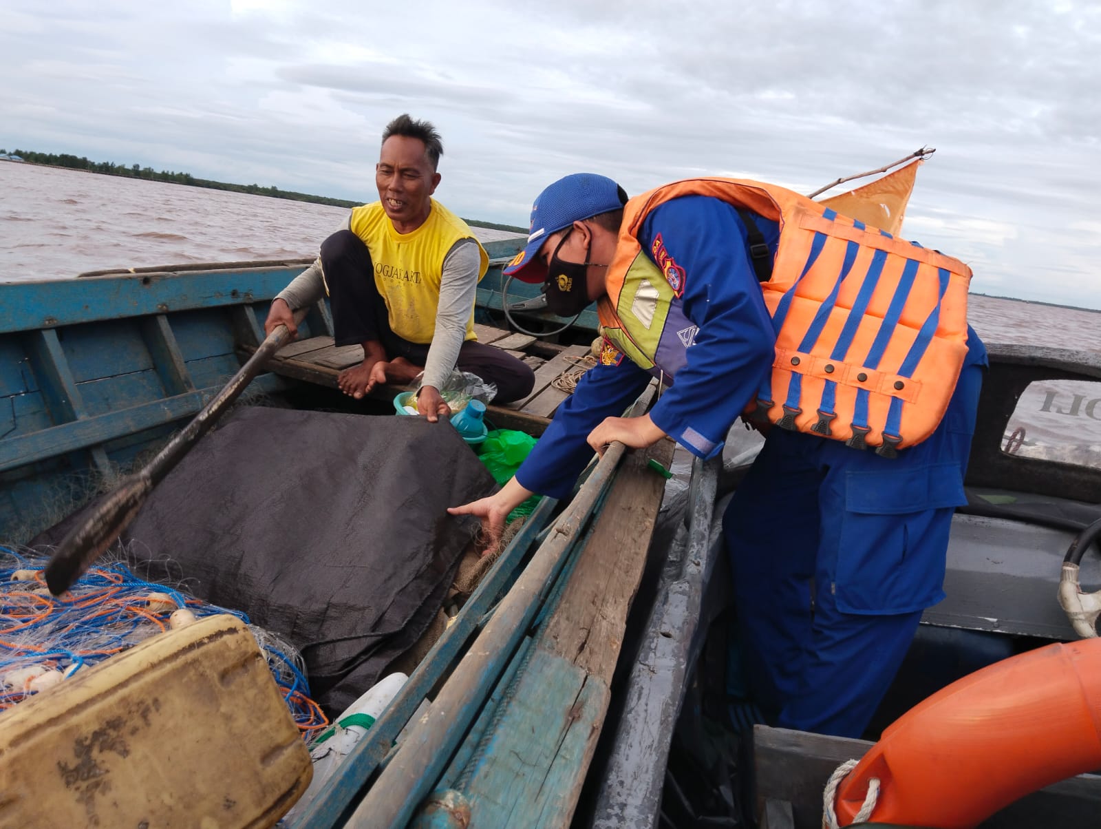 Waspadai Cuaca Ekstrem, Ditpolairud Gencarkan Imbauan Kepada Nelayan Desa Batanjung