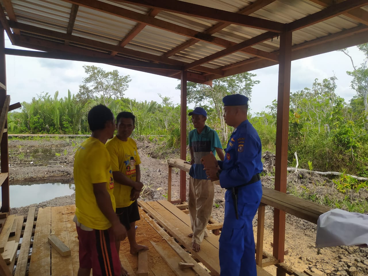 Ditpolairud Berikan Imbauan Pemilu Damai Kepada Masyarakat Pesisir