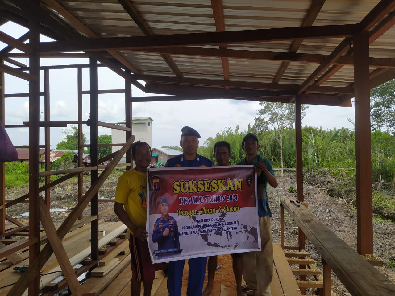 Ditpolairud Berikan Imbauan Pemilu Damai Kepada Masyarakat Pesisir