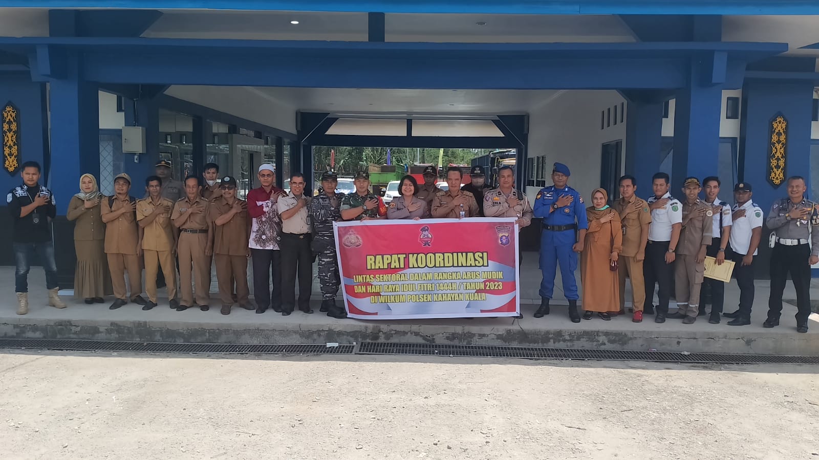 Ditpolairud Ikuti Kegiatan Rapat Lintas Sektoral, Dalam Rangka Persiapan Arus Mudik Hari Raya Idul Fitri 1444 H