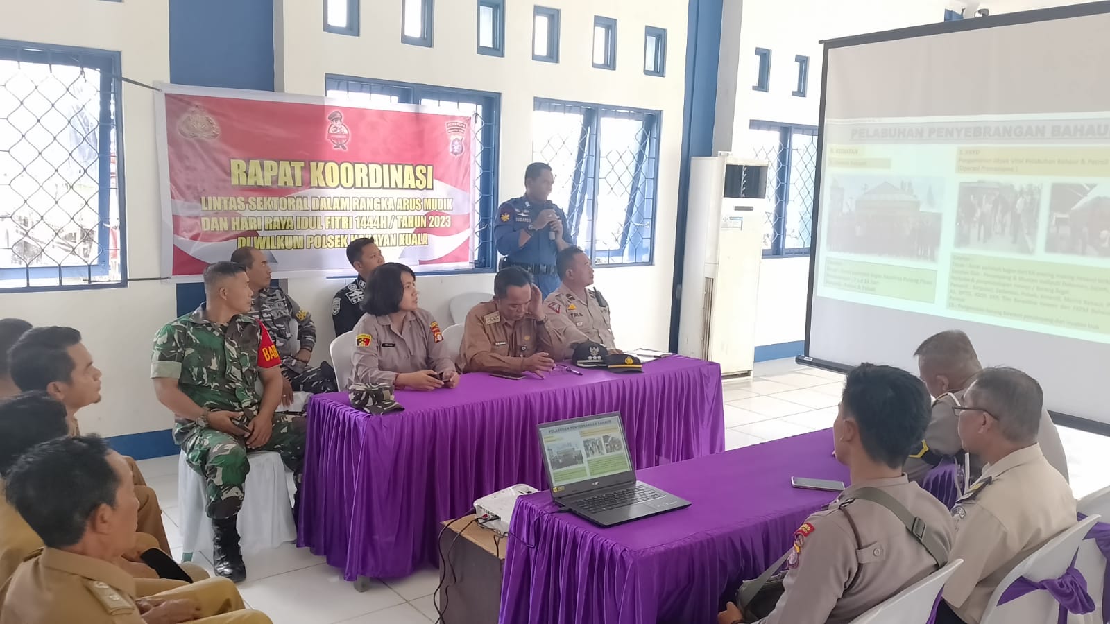 Ditpolairud Ikuti Kegiatan Rapat Lintas Sektoral, Dalam Rangka Persiapan Arus Mudik Hari Raya Idul Fitri 1444 H