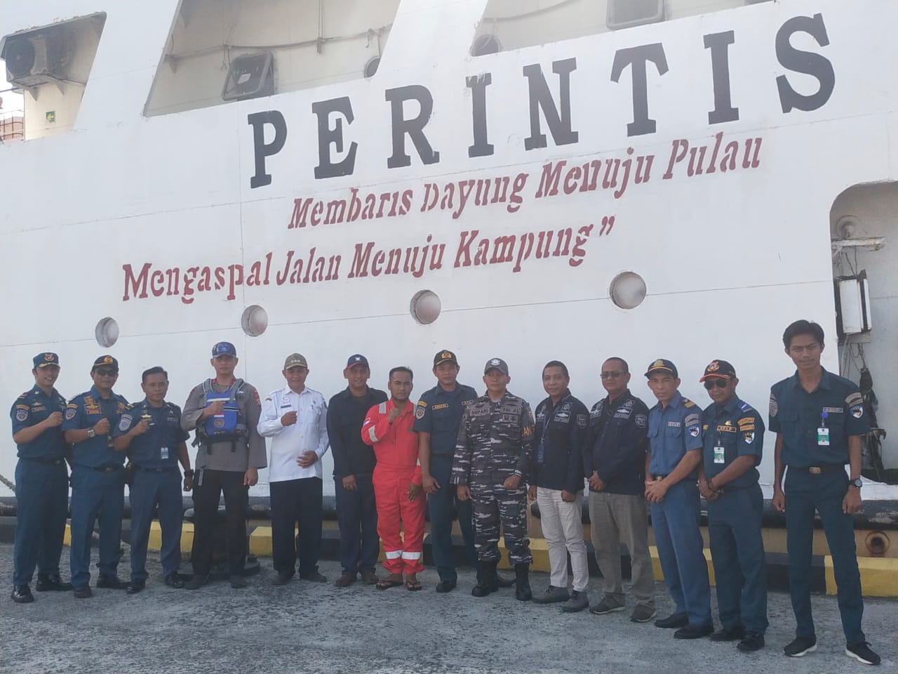 Sinergitas TNI Polri, Ditpolairud Bersama TNI AL Laksanakan PAM Pelabuhan