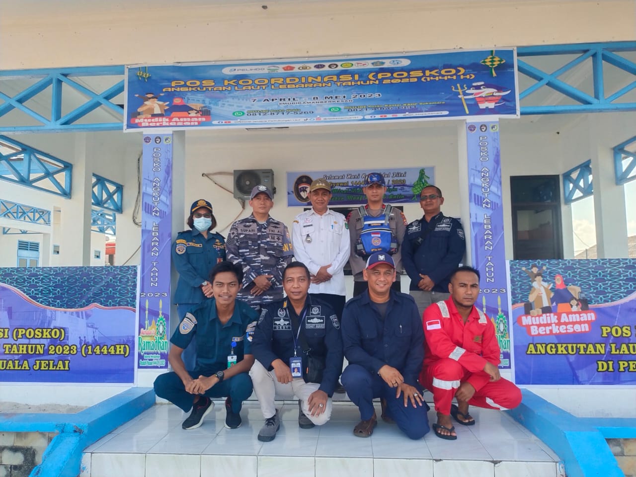 Sinergitas TNI Polri, Ditpolairud Bersama TNI AL Laksanakan PAM Pelabuhan