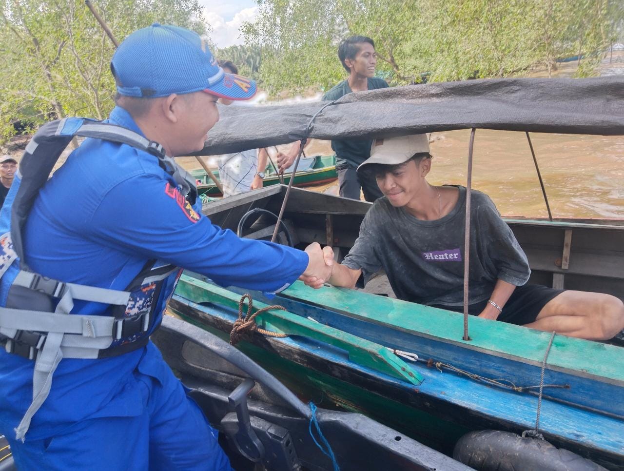 Cuaca Ekstrim, Ditpolairud Imbau Jasa Angkutan Transportasi Air di Batanjung Tentang Hal Ini