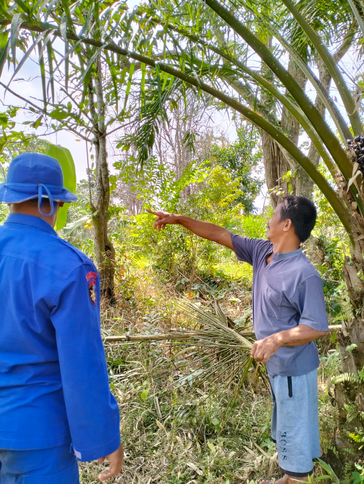 Antisipasi Kebakaran Hutan, Personil KP XVIII-2006 Ditpolairud Berikan Imbauan 