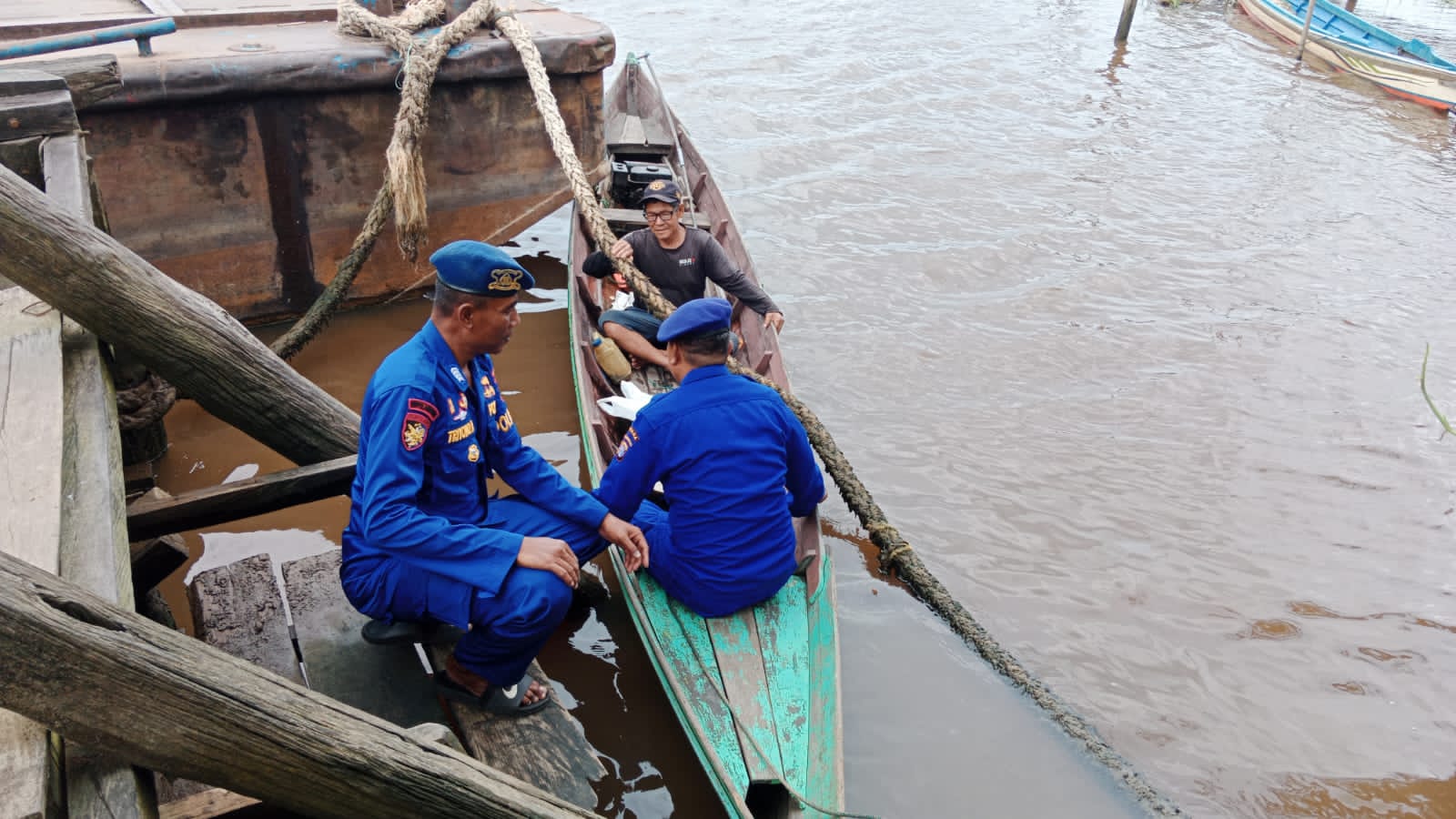 Wujudkan Kamtibmas Perairan Das Mentaya Aman Dan Kondusif, Ditpolairud Lakukan Hal Ini.