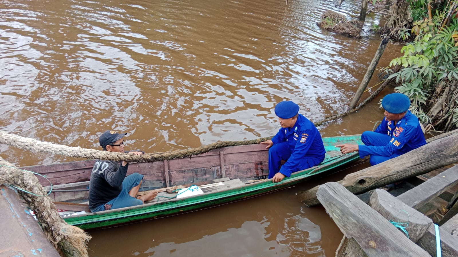 Wujudkan Kamtibmas Perairan Das Mentaya Aman Dan Kondusif, Ditpolairud Lakukan Hal Ini.