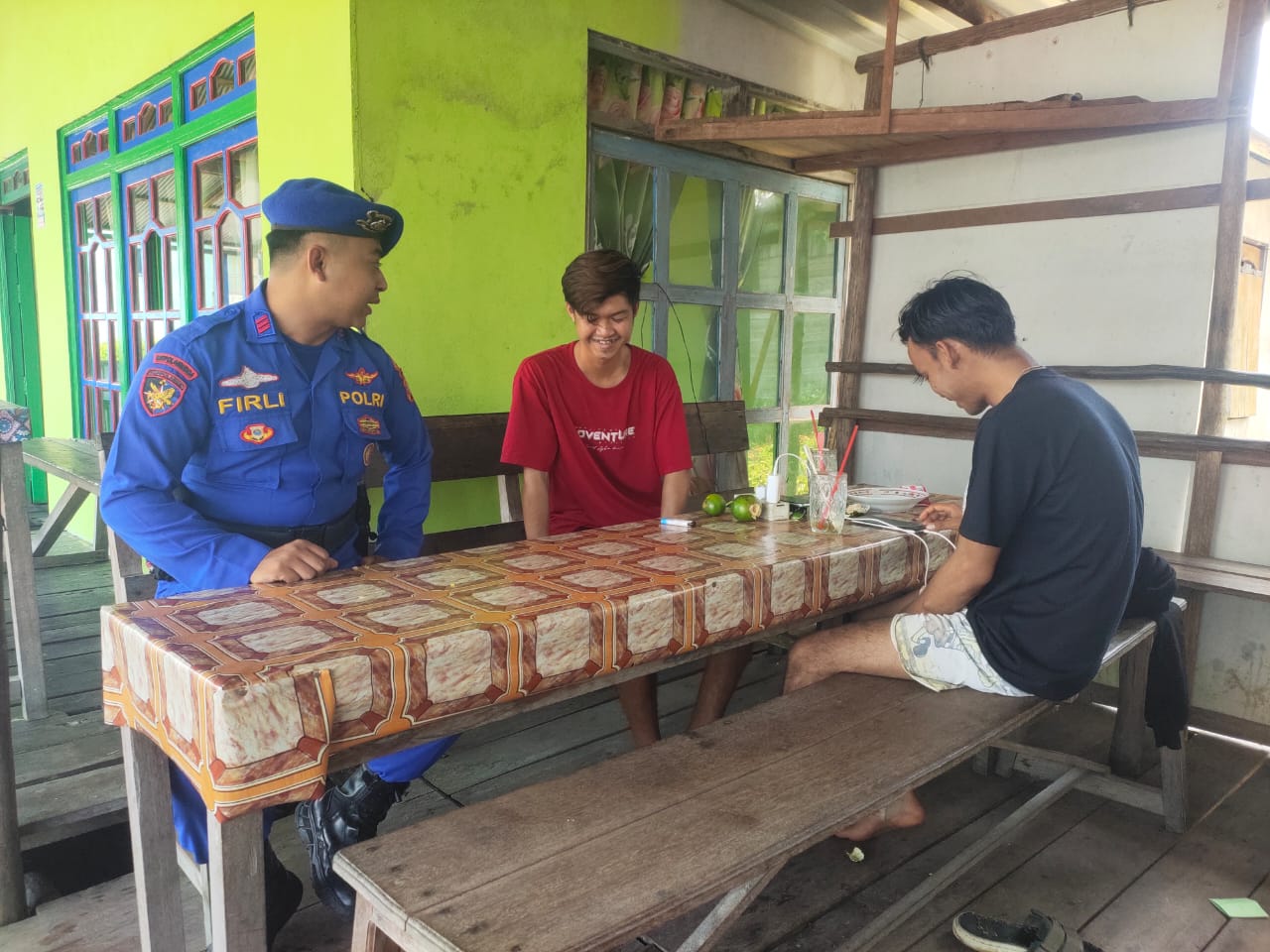 Cegah Kebakaran Hutan dan Lahan di Sukamara, Ditpolairud Gelar Sosialisasi Pencegahan Karhutla
