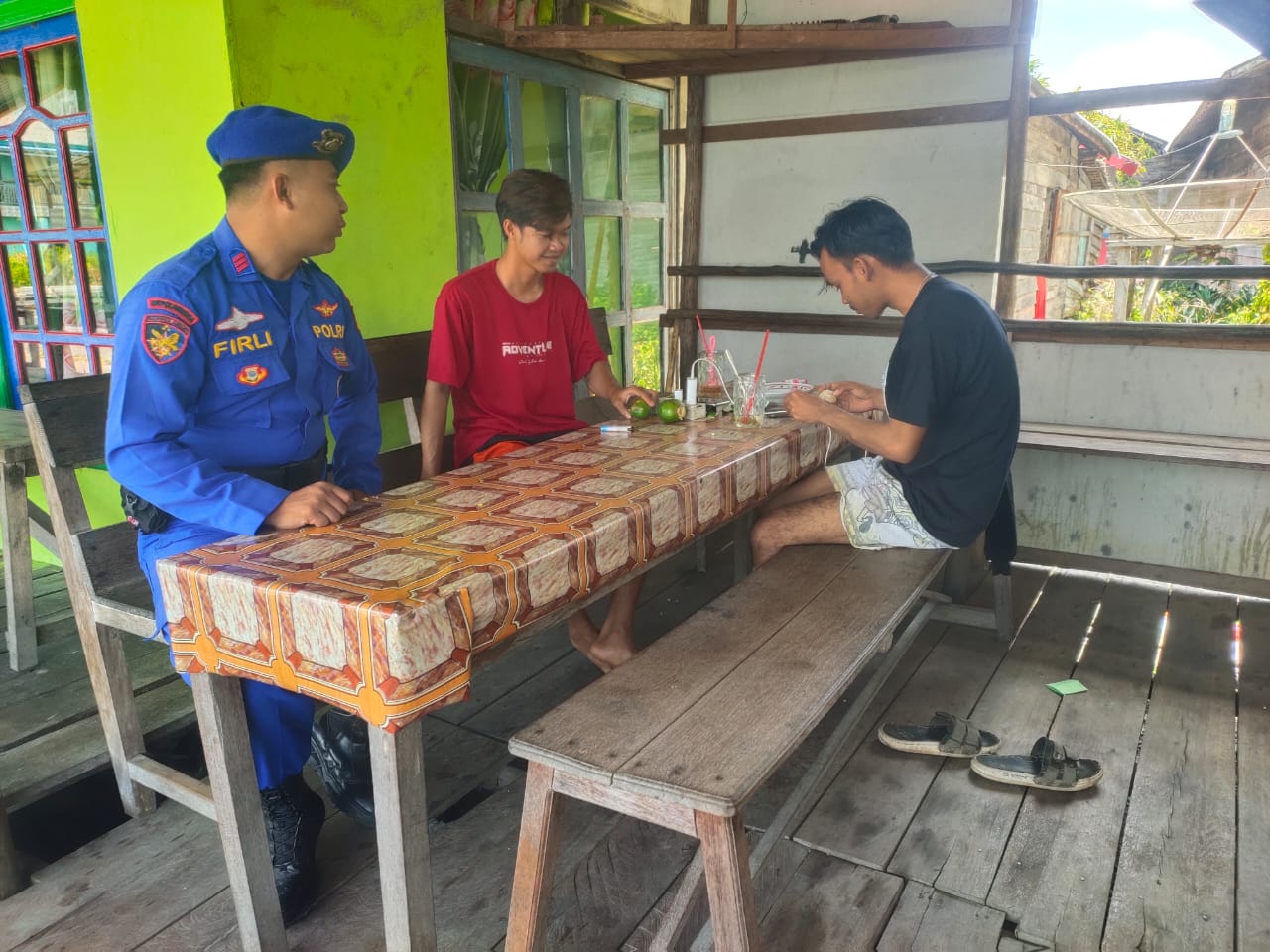 Cegah Kebakaran Hutan dan Lahan di Sukamara, Ditpolairud Gelar Sosialisasi Pencegahan Karhutla