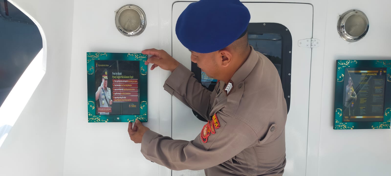 Patrikan Pesan Kapolda Kalteng Pada Sarana Kapal Patroli, Ditpolairud Harapkan Hal Ini