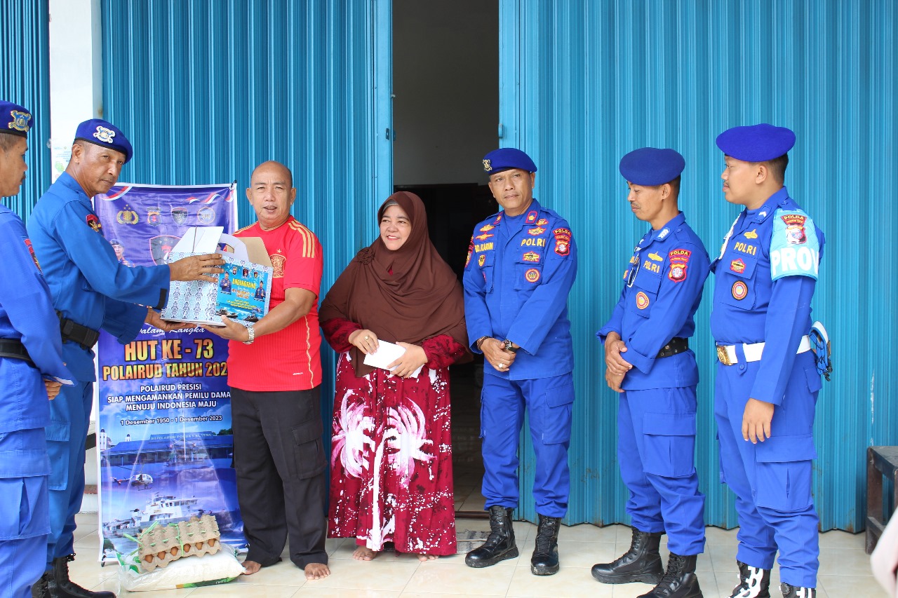 Jelang HUT Polairud ke 73 , Ditpolairud Polda Kalteng Adakan Kegiatan Anjangsana Pada Para Purnawirawan Dan Warakawuri
