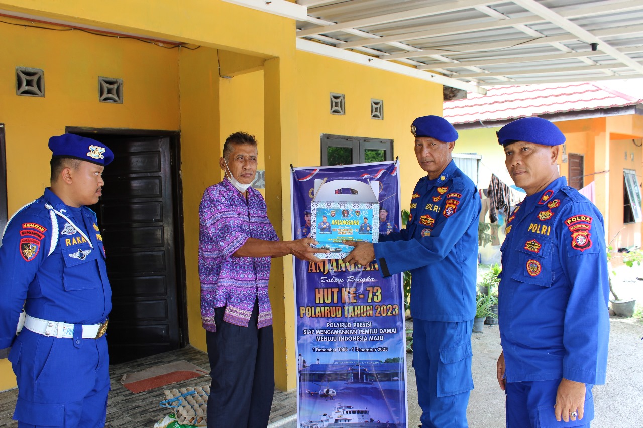 Jelang HUT Polairud ke 73 , Ditpolairud Polda Kalteng Adakan Kegiatan Anjangsana Pada Para Purnawirawan Dan Warakawuri