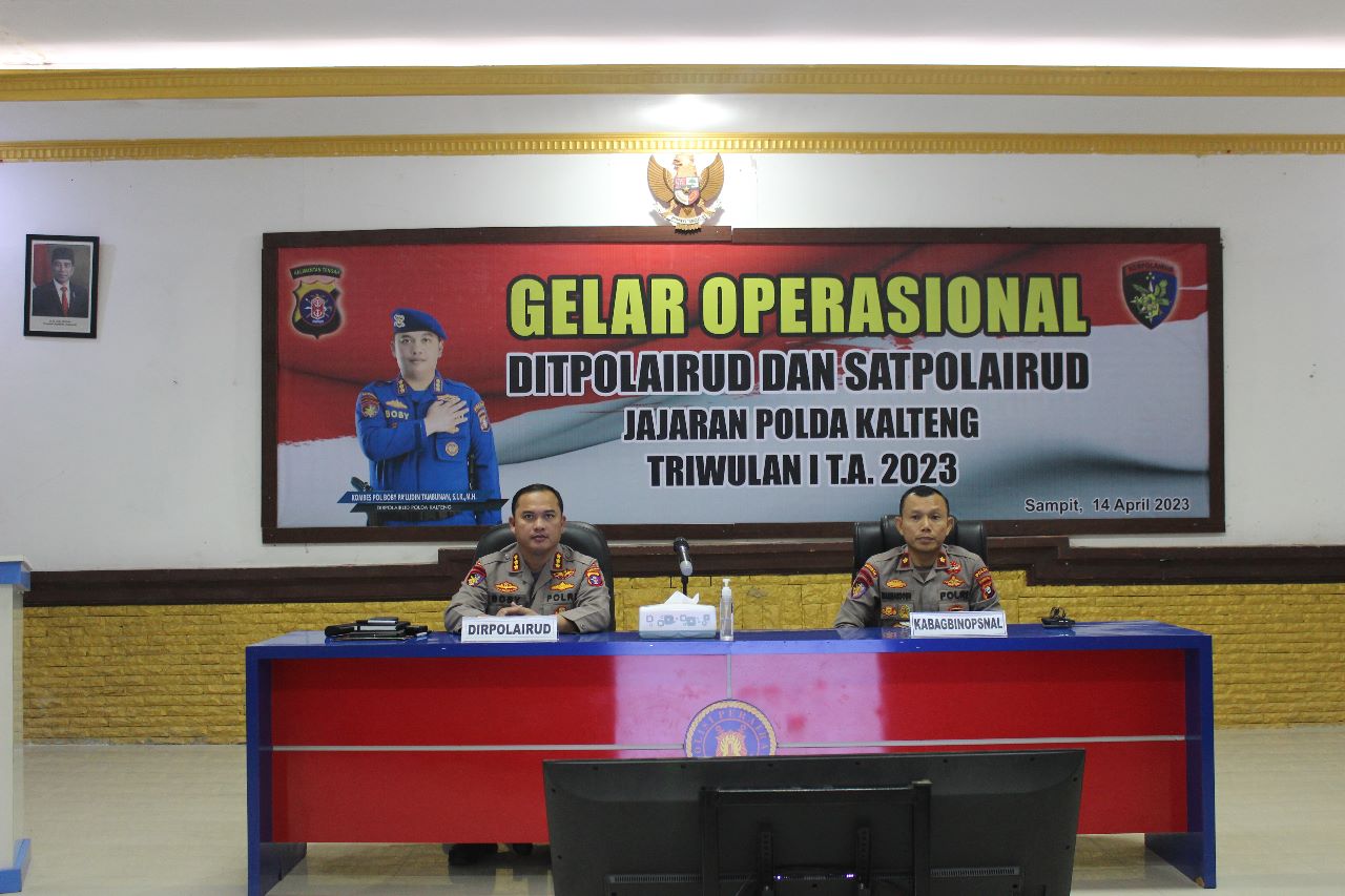 Optimalisasi Dan Evaluasi Kinerja, Ditpolairud Laksanakan Gelar Operasional TW I