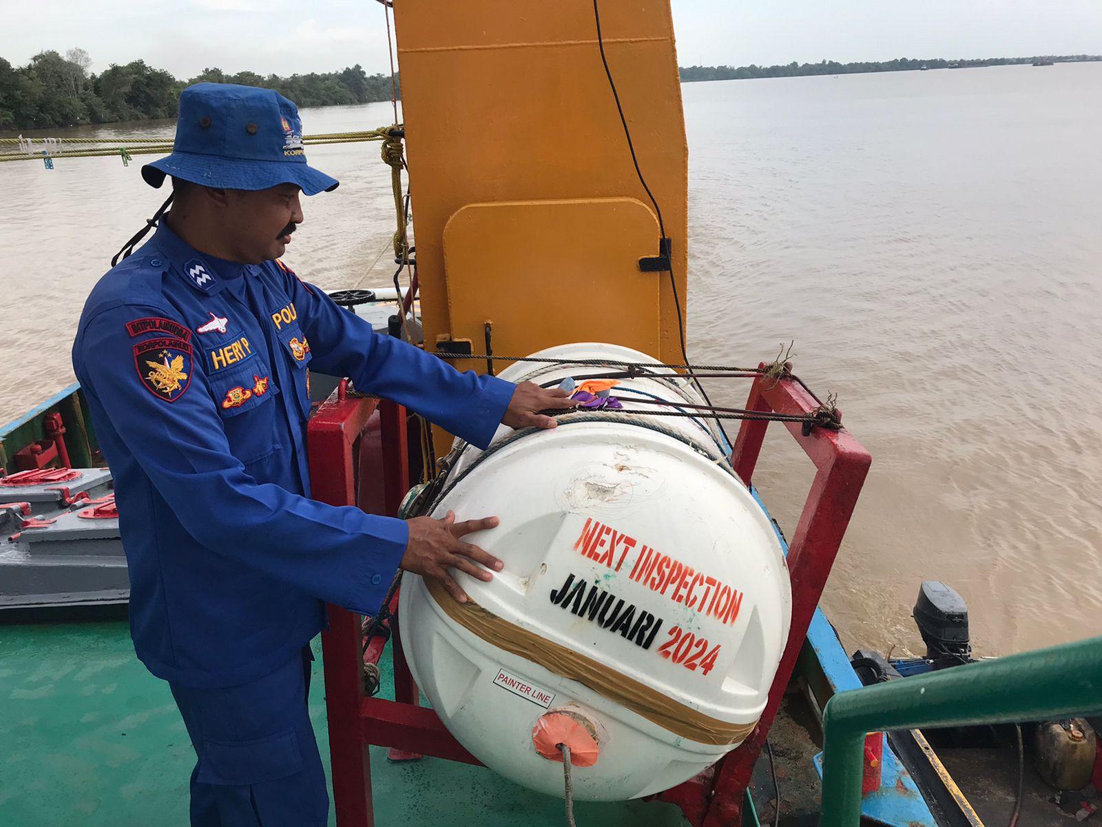 Cek Alat Keselamatan Diatas Kapal, Ditpolairud Imbau Hal Ini