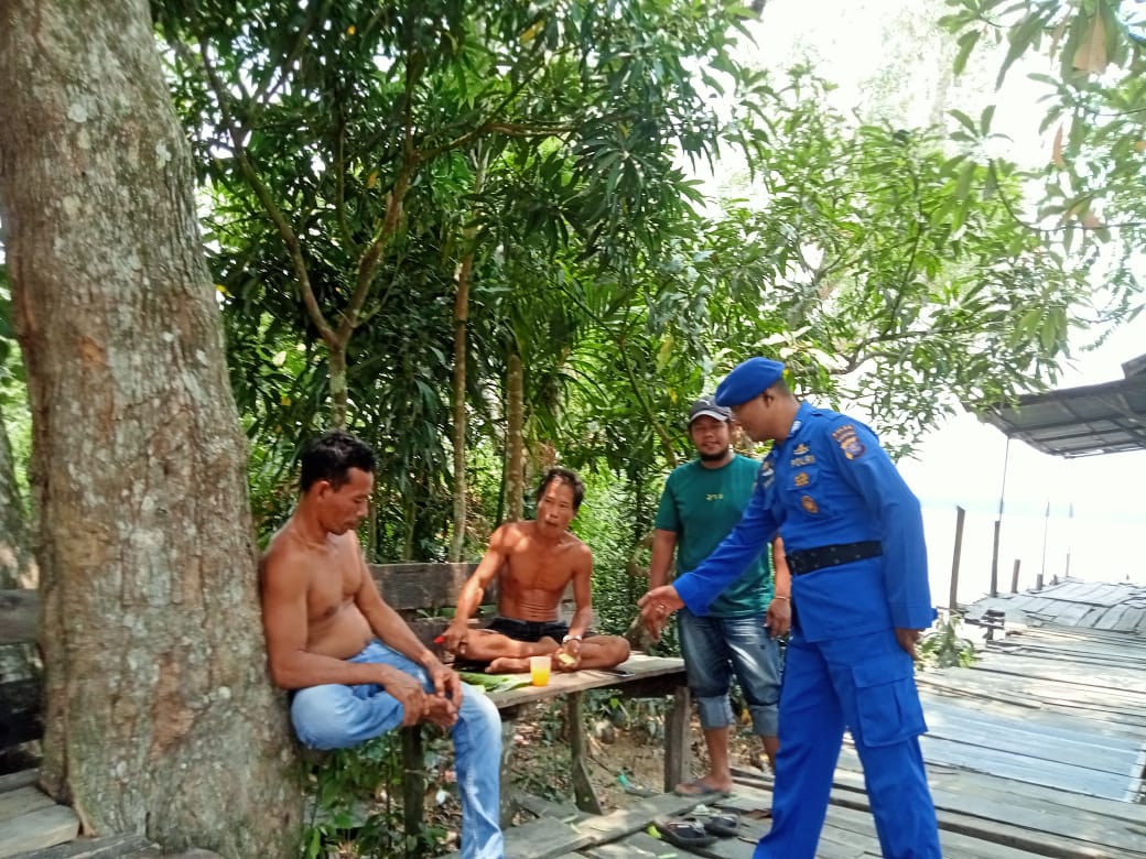 Wujudkan Pemilu Aman Kondusif , Personel Ditpolairud Berikan Imbauan Untuk Tidak Terpengaruh Informasi Hoax