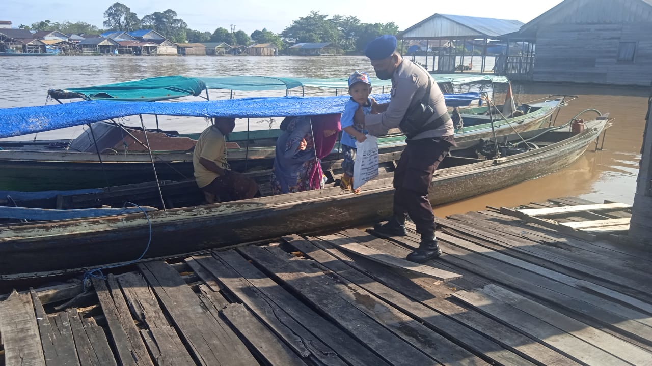 Polairud Berikan Imbauan Kepada Pengguna Transportasi Air Agar Perhatikan Keselamatan   