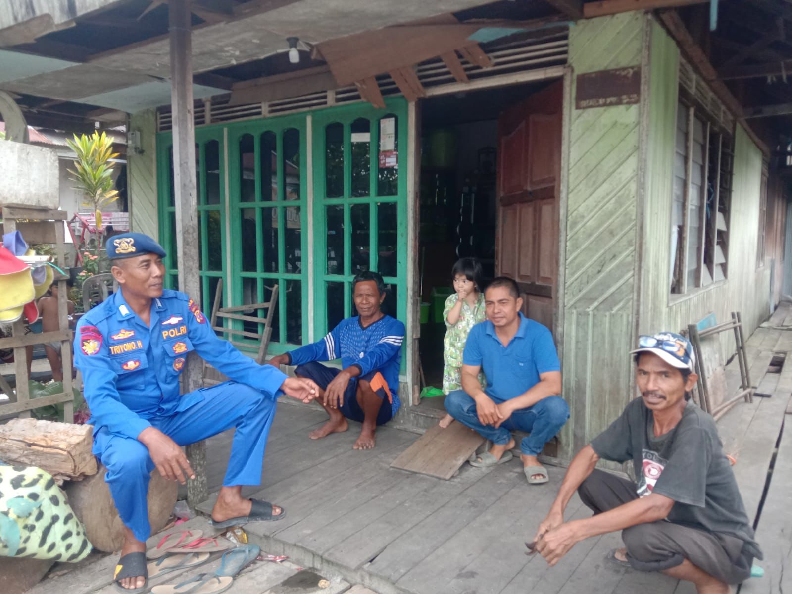 Jelang Pemilu 2024 , Personel Kapal Polisi XVIII 2005 Berikan Imbauan Untuk Tidak Mudah Terhasut Isu Pemecah Belah Persatuan