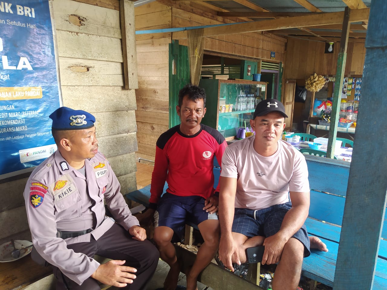 Jaga Persatuan dan Kesatuan Bangsa,  Personel Ditpolairud Beri Imbauan Waspada Terorisme dan Paham Radikalisme