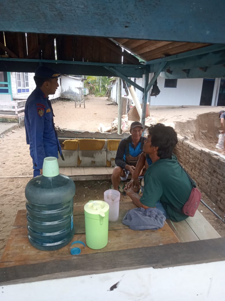 Sosialisasikan Pemilu Damai, Ditpolairud Ajak Warga Seruyan Jaga Kambtimas