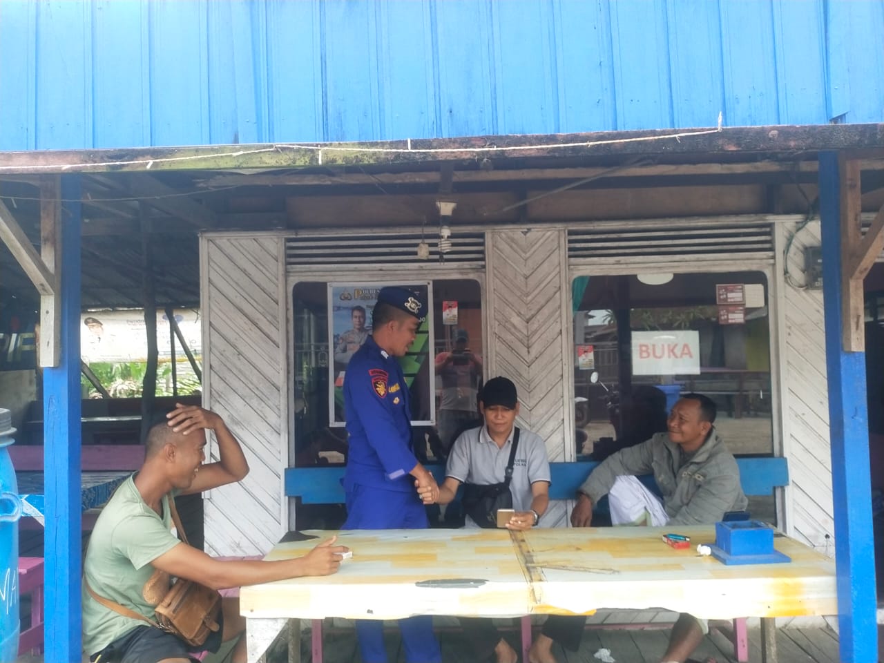 Jaga Silaturahmi Dengan Warga, Personel Ditpolairud Laksanakan Sambang