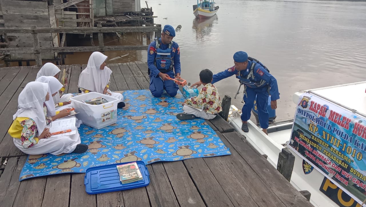 Aktif Gelorakan Minat Baca, KMH KP XVIII-1010 Ramai Dikunjungi Murid SD