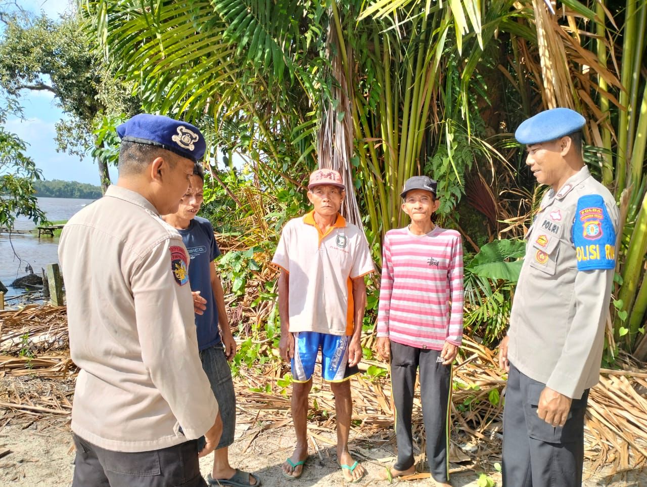Maraknya Kebakaran Di Kotim, Polisi RW Ditpolairud Gencar Laksanakan Imbauan Kamtibmas