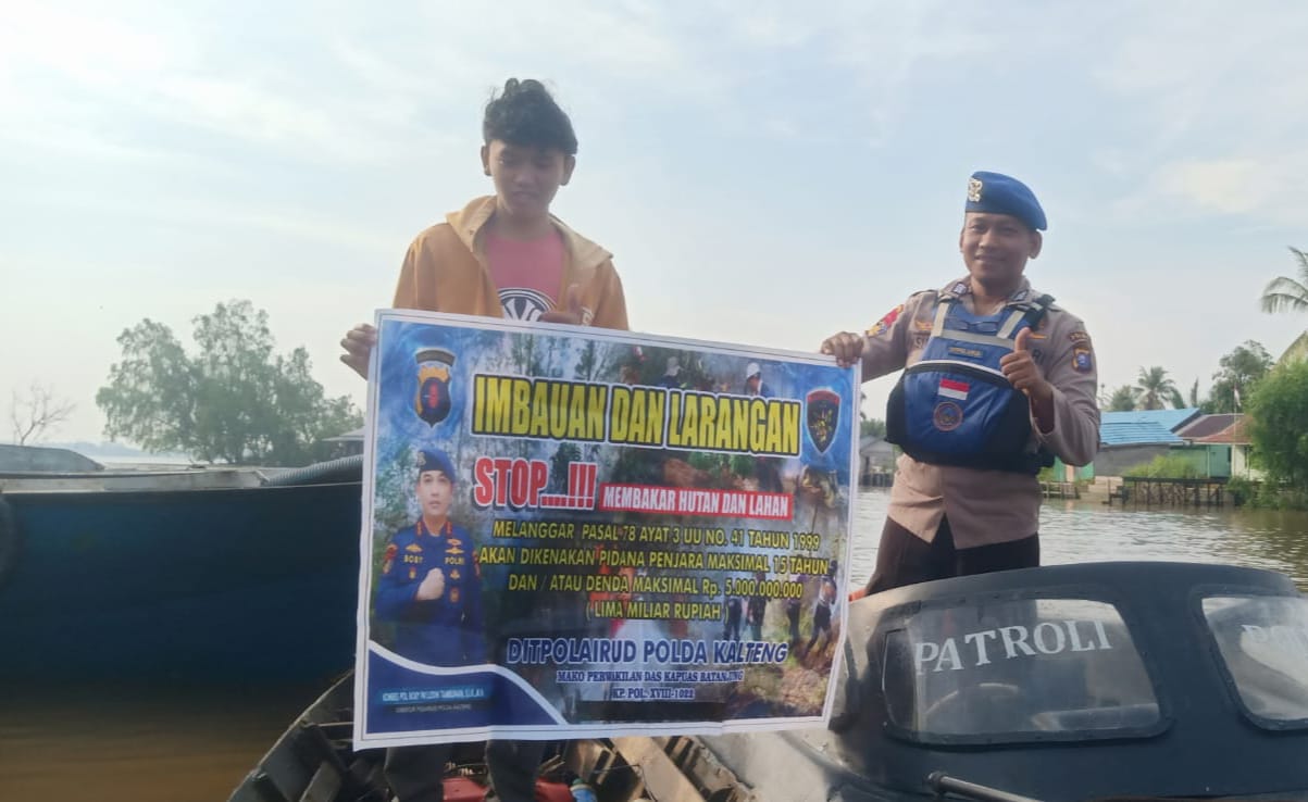 Mitigasi Bencana Kabut Asap Akibat Karhutla, Ditpolairud Lakukan Hal Ini